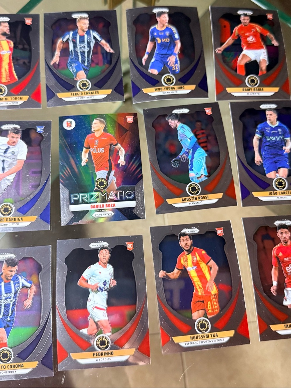 2025 Prizm FIFA Club World Cup 12 Card Lot Soccer Futbol Cards Prizmatic Al Hila